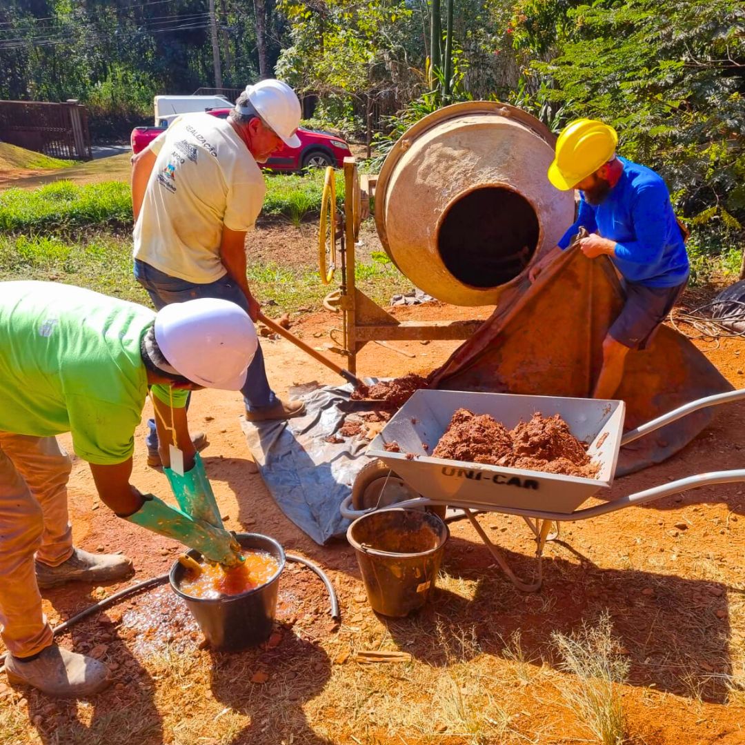 Terra ideal para taipa de pilão